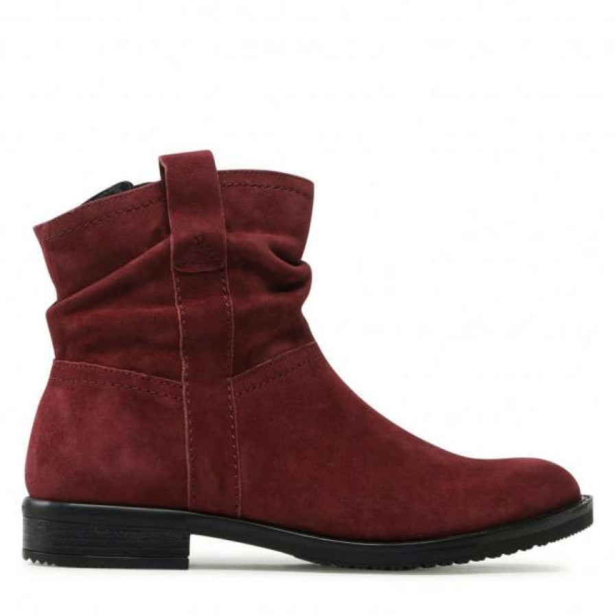 Women'S Shoes * | Ankle Boots Lasocki Wi23-Dalia3-10 Maroon Dark Red