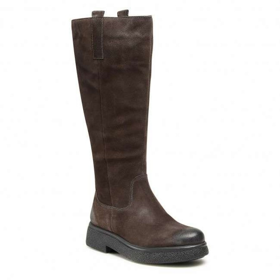 Women'S Shoes * | Jackboots Knee High Boots Lasocki Wi23-Bulgy-06 Grey Grey