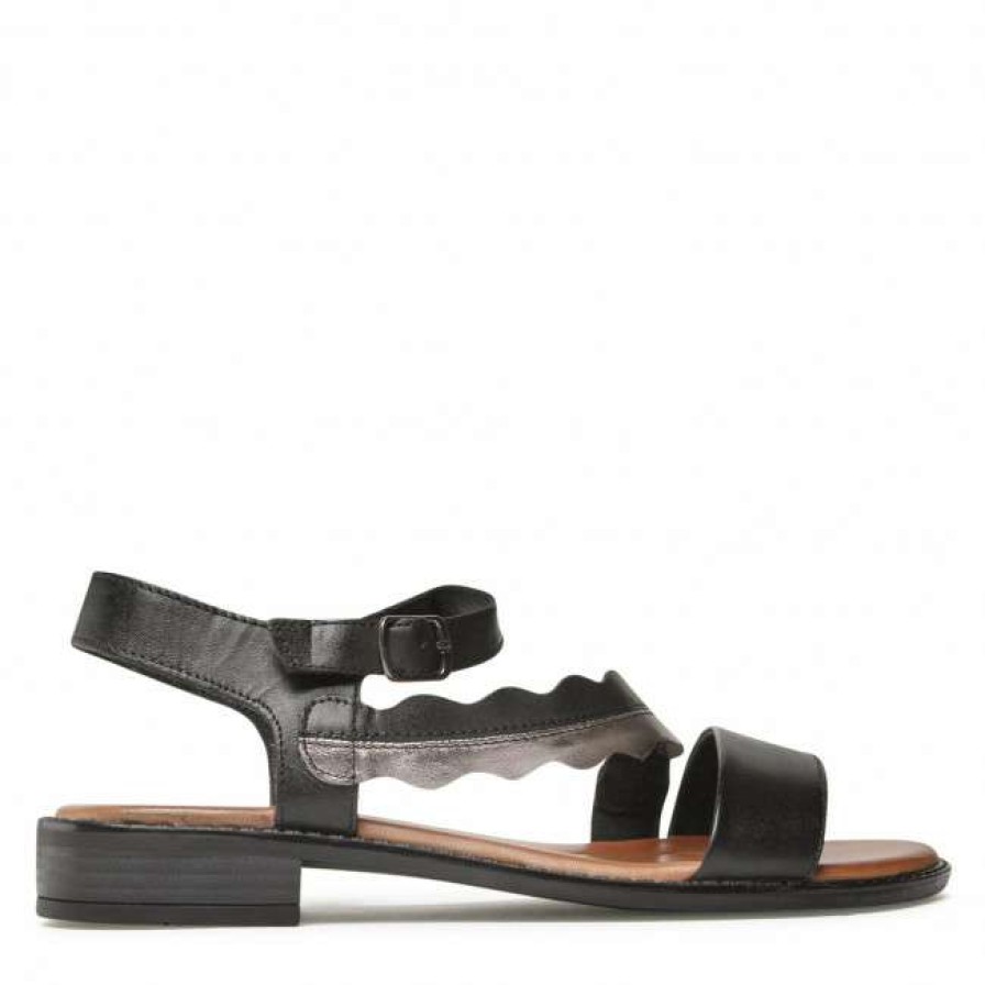 Women'S Shoes * | Casual Sandals Sandals Lasocki Wi23-Gianna-02 Black Black