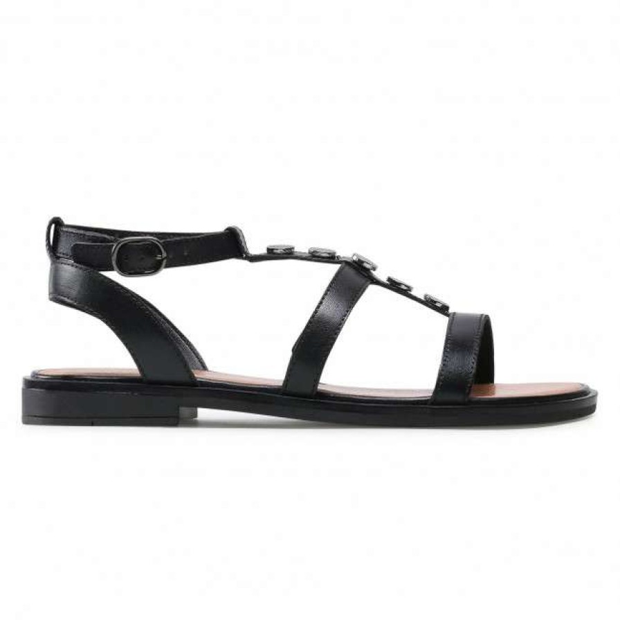 Women'S Shoes * | Casual Sandals Sandals Lasocki Wi23-Foxi-24 Black Black