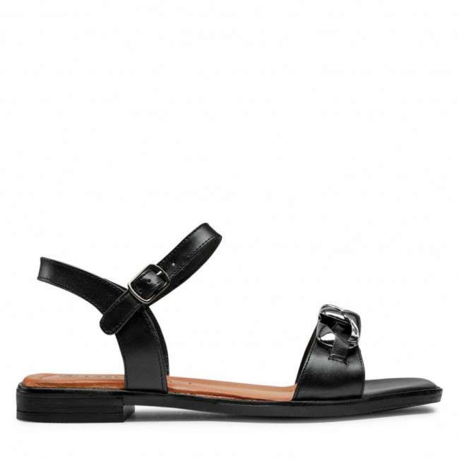 Women'S Shoes * | Casual Sandals Sandals Lasocki Wi16-Mena-05 Black Black