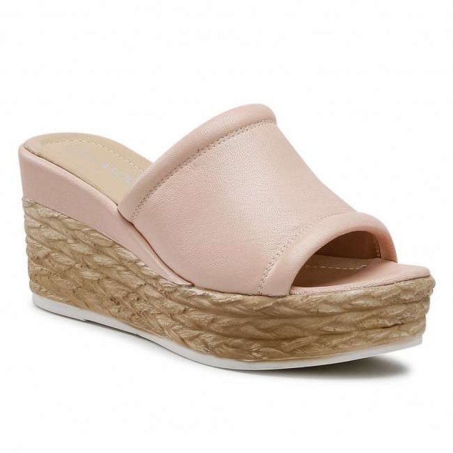 Women'S Shoes * | Wedges Slides Lasocki Wi16-2247-01 Light Pink Pink