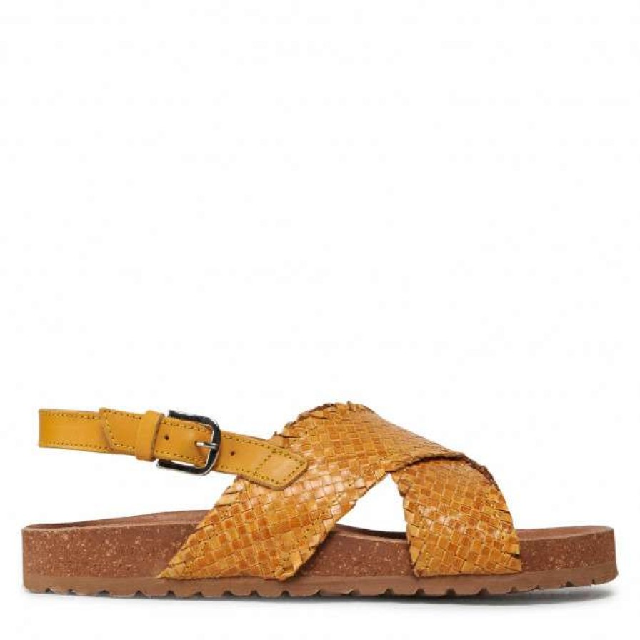 Women'S Shoes * | Casual Sandals Sandals Lasocki Wi12-Mariyo-02 Yellow Yellow