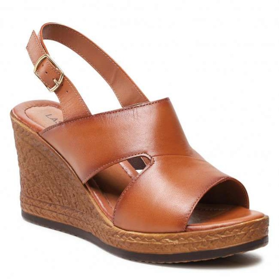 Women'S Shoes * | Casual Sandals Sandals Lasocki Wi23-283-08 Camel Brown