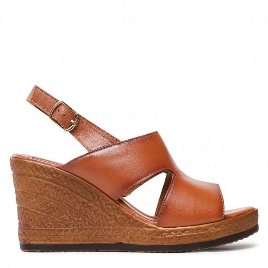 Women'S Shoes * | Casual Sandals Sandals Lasocki Wi23-283-08 Camel Brown