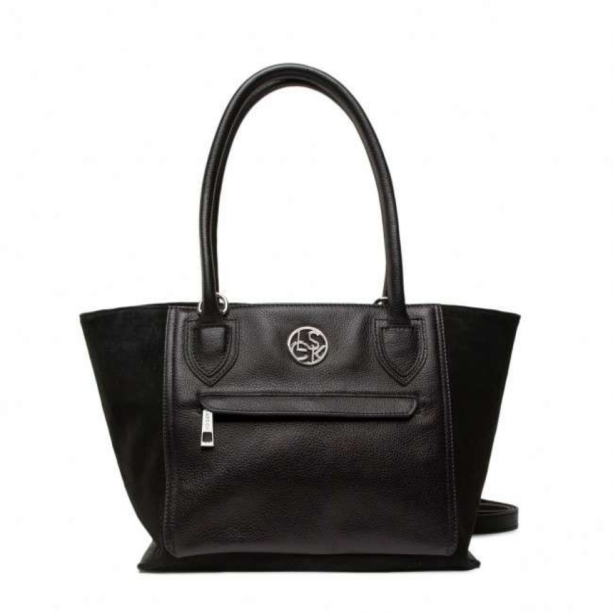 Handbags * | Classic Handbag Lasocki Mlt-K-011-10-01 Black Black