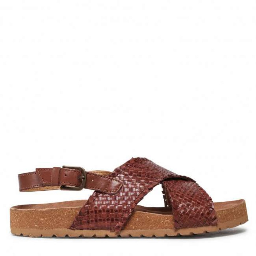 Women'S Shoes * | Casual Sandals Sandals Lasocki Wi12-Mariyo-02 Chocolate Brown Brown