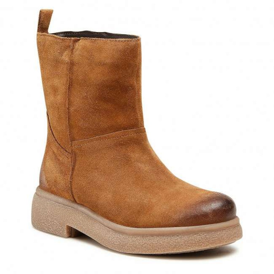 Women'S Shoes * | Ankle Boots Lasocki Wi23-Bulgy-04 Camel Brown