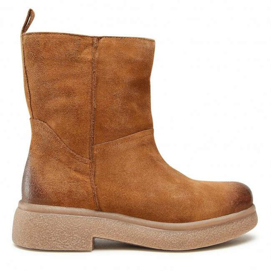 Women'S Shoes * | Ankle Boots Lasocki Wi23-Bulgy-04 Camel Brown