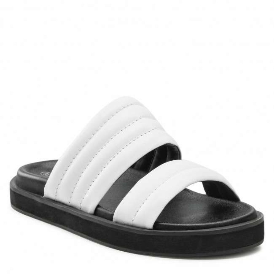 Women'S Shoes * | Casual Mules Slides Lasocki Wi16-4808-05 White White