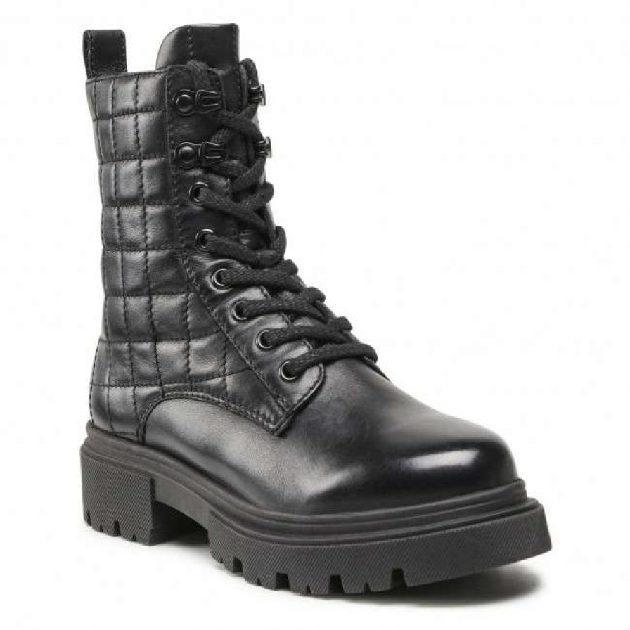 Women'S Shoes * | Trekker Boots Hiking Boots Lasocki Est-Donna-04 Black Black