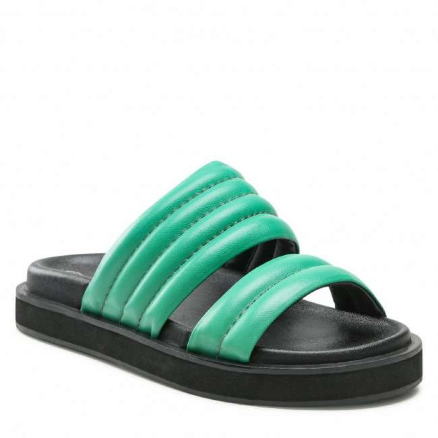 Women'S Shoes * | Casual Mules Slides Lasocki Wi16-4808-05 Green Green