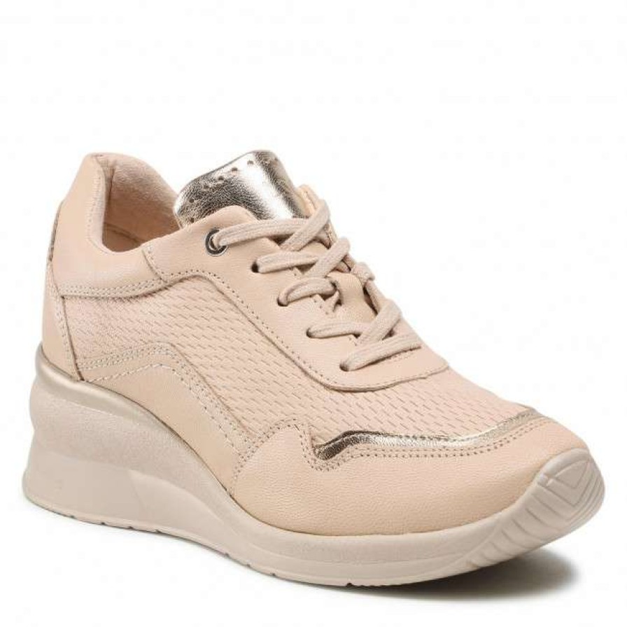 Women'S Shoes * | Sneakers Trainers Lasocki Est-2218-09 Beige Beige