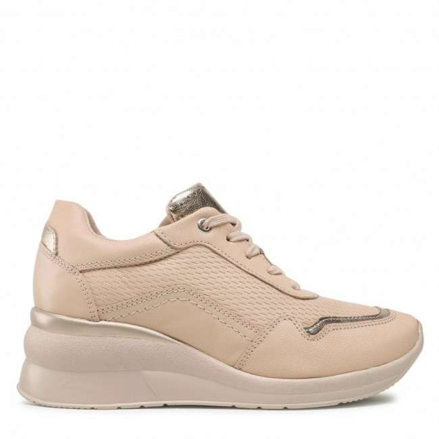 Women'S Shoes * | Sneakers Trainers Lasocki Est-2218-09 Beige Beige