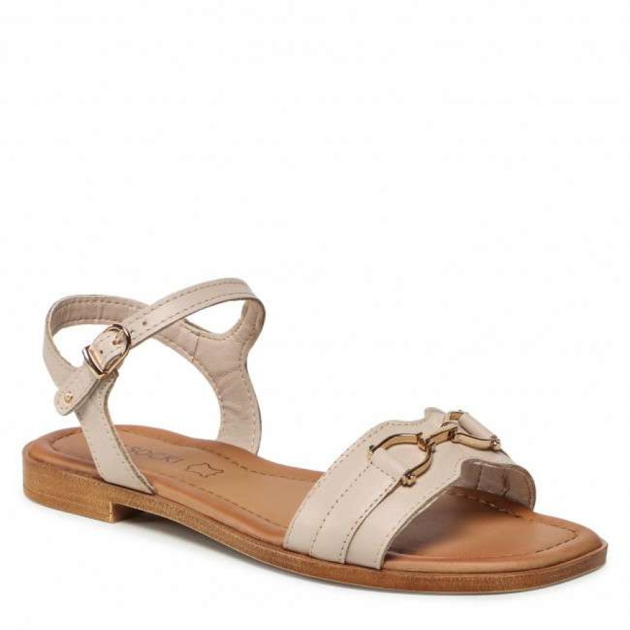 Women'S Shoes * | Casual Sandals Sandals Lasocki Rst-2284-09 Beige Beige