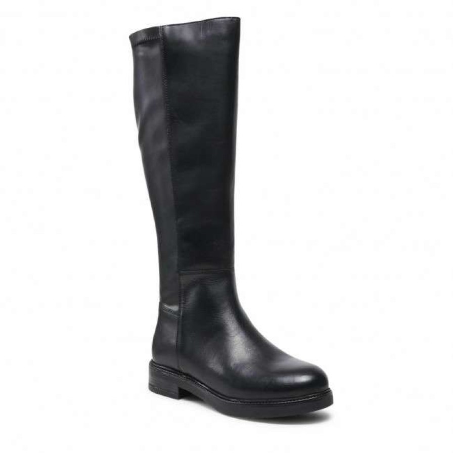 Women'S Shoes * | Jackboots Knee High Boots Lasocki Wi16-Zola-12 Black Black