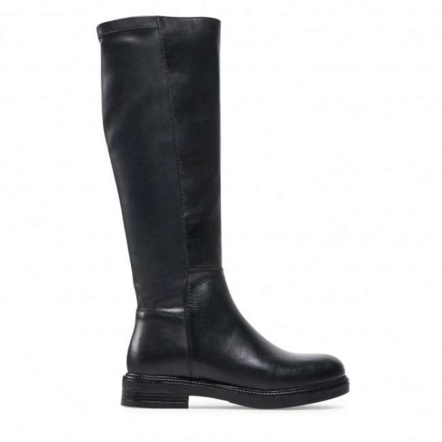 Women'S Shoes * | Jackboots Knee High Boots Lasocki Wi16-Zola-12 Black Black