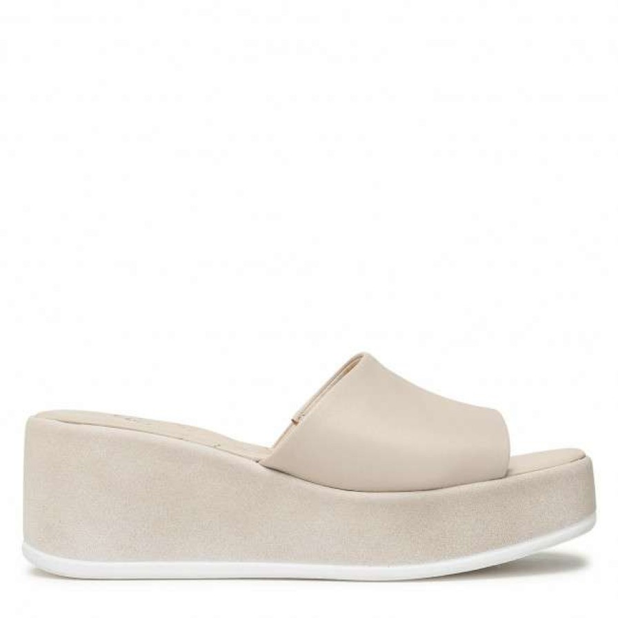 Women'S Shoes * | Wedges Slides Lasocki Oce-3030-01 Beige Beige