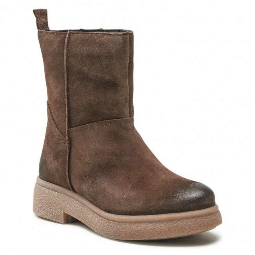 Women'S Shoes * | Ankle Boots Lasocki Wi23-Bulgy-04 Brown Brown