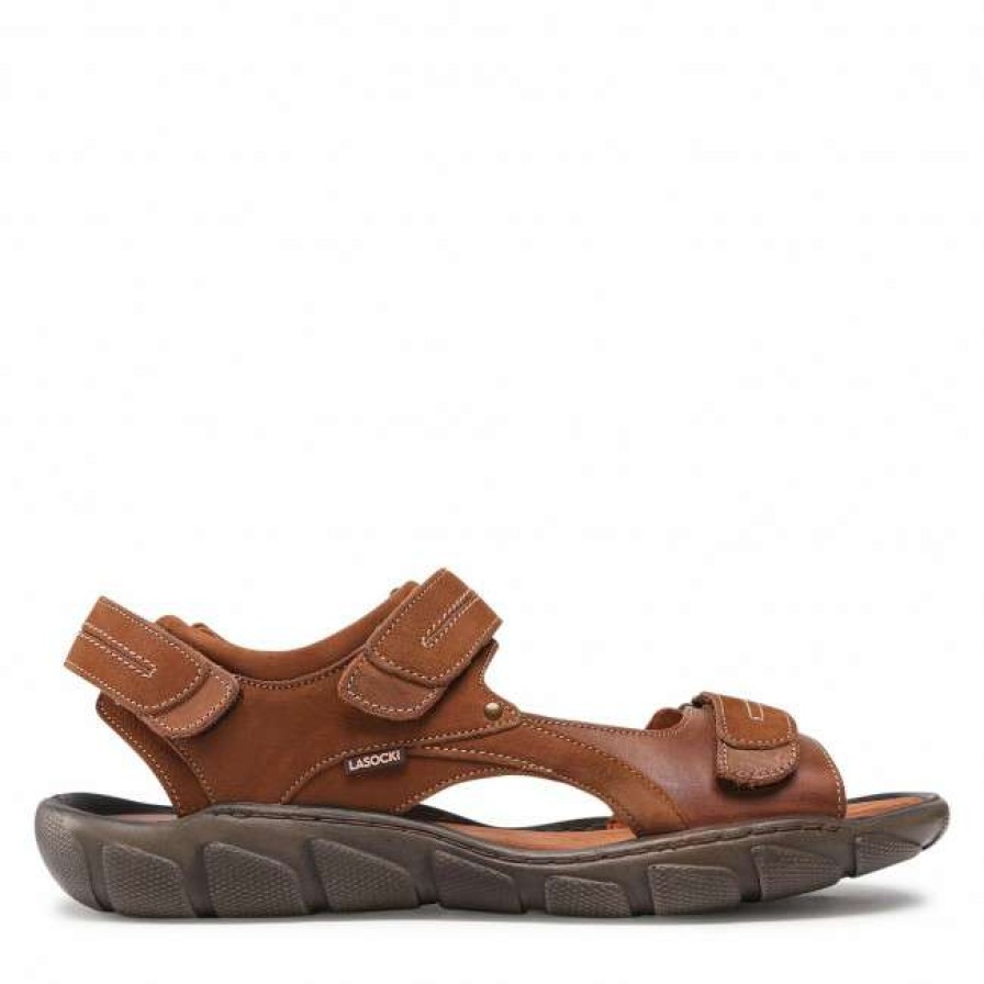 Women'S Shoes * | Sandals Lasocki Mi08-Windsor-122 Camel Brown