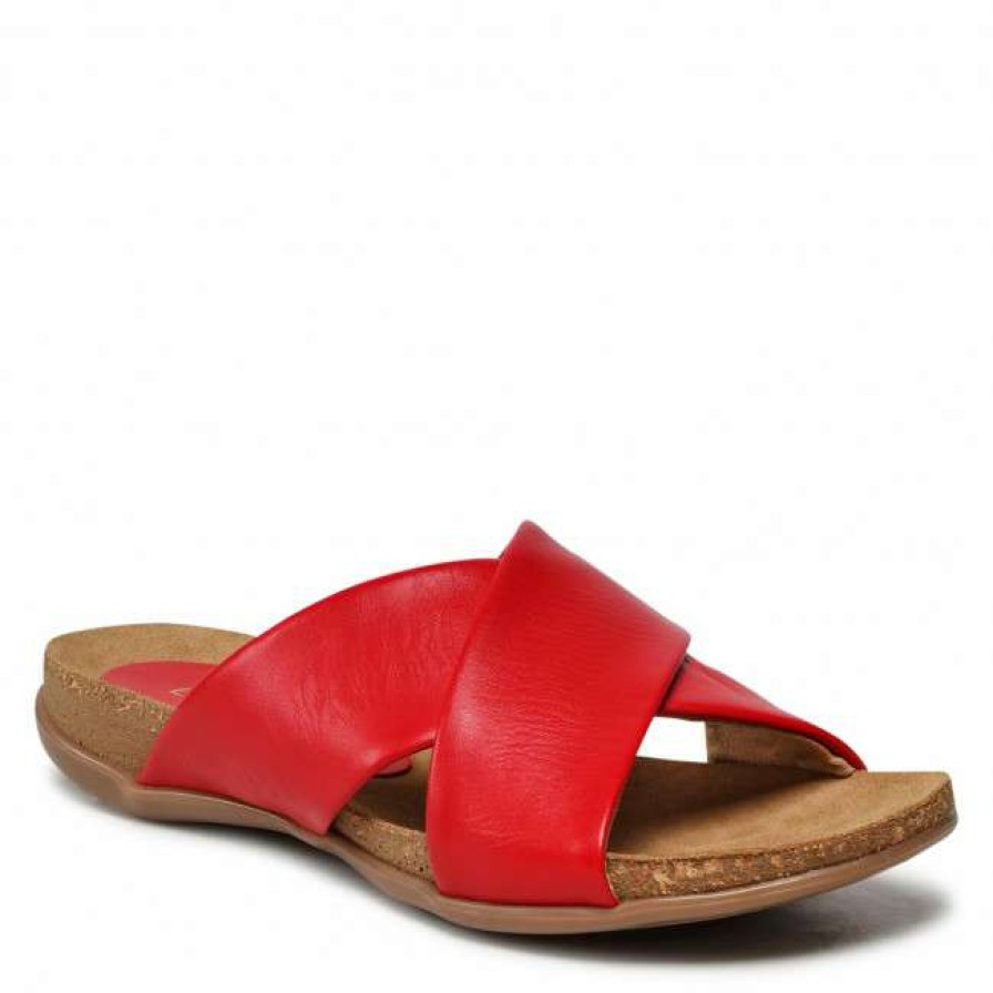 Women'S Shoes * | Casual Mules Slides Lasocki Rst-1883-07 Red Red