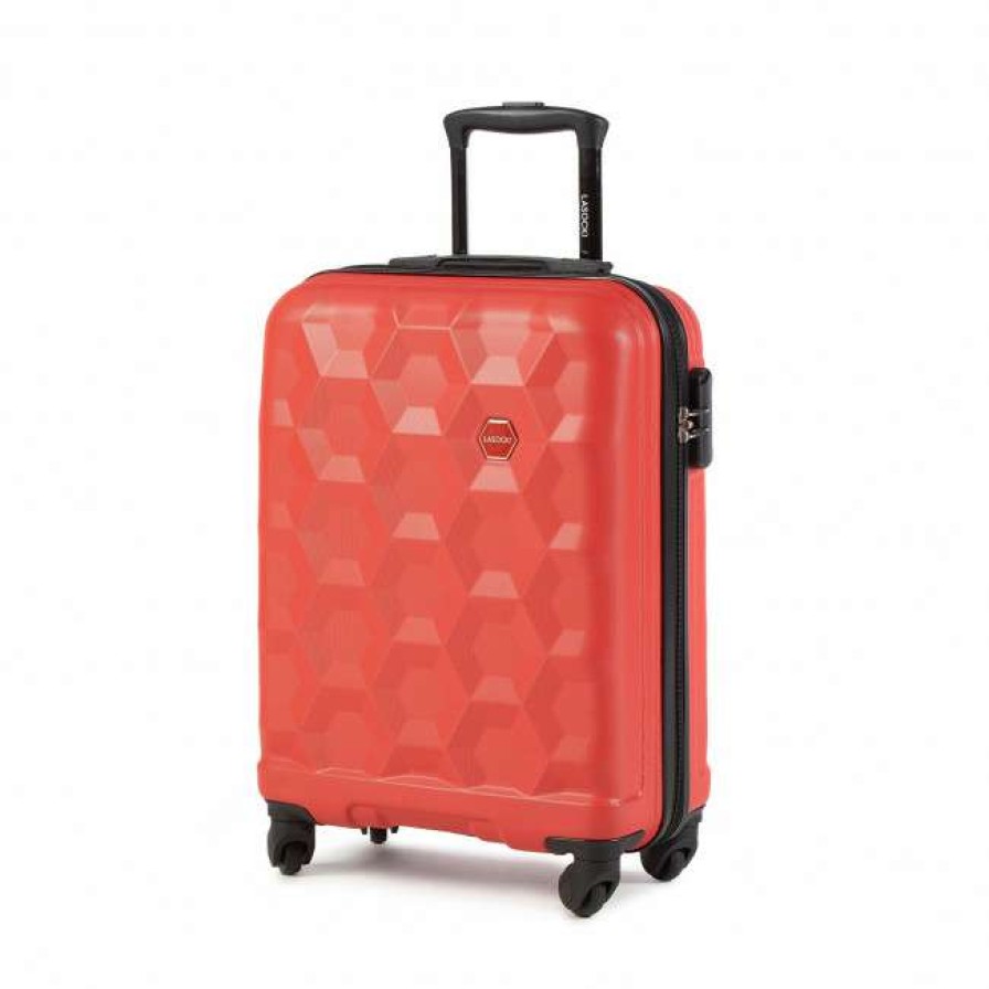 Accessories * | Suitcases Small Trolley Lasocki Blw-A-101-30-08 Red Red