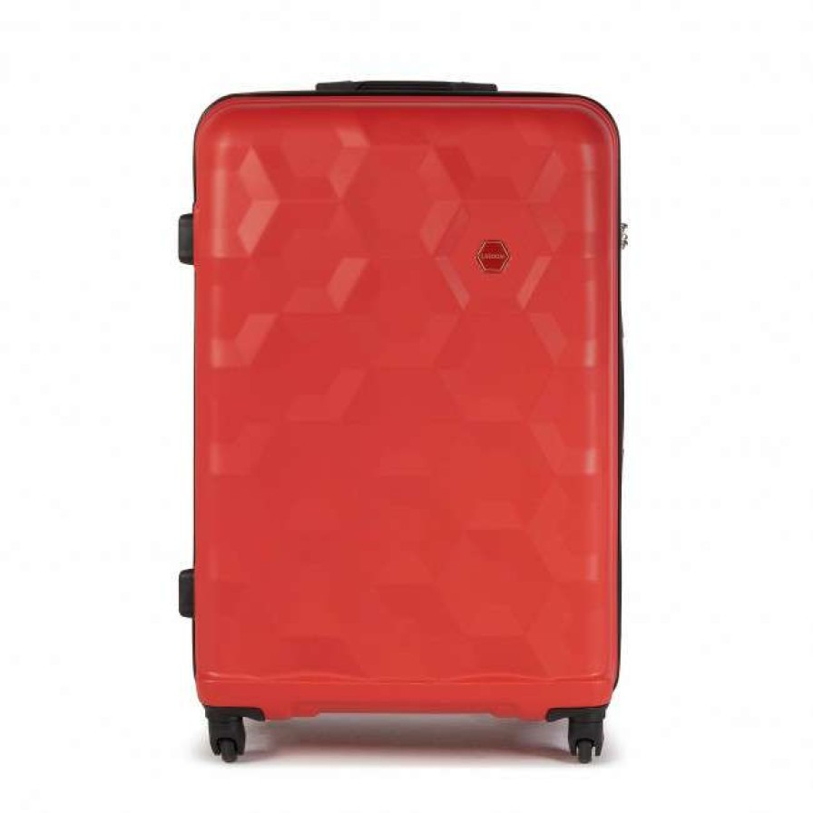 Accessories * | Travel Large Trolley Lasocki Blw-A-103-30-08 Red Red