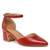 Women'S Shoes * | Heels Shoes Lasocki Wyl3022-5Z Red Red