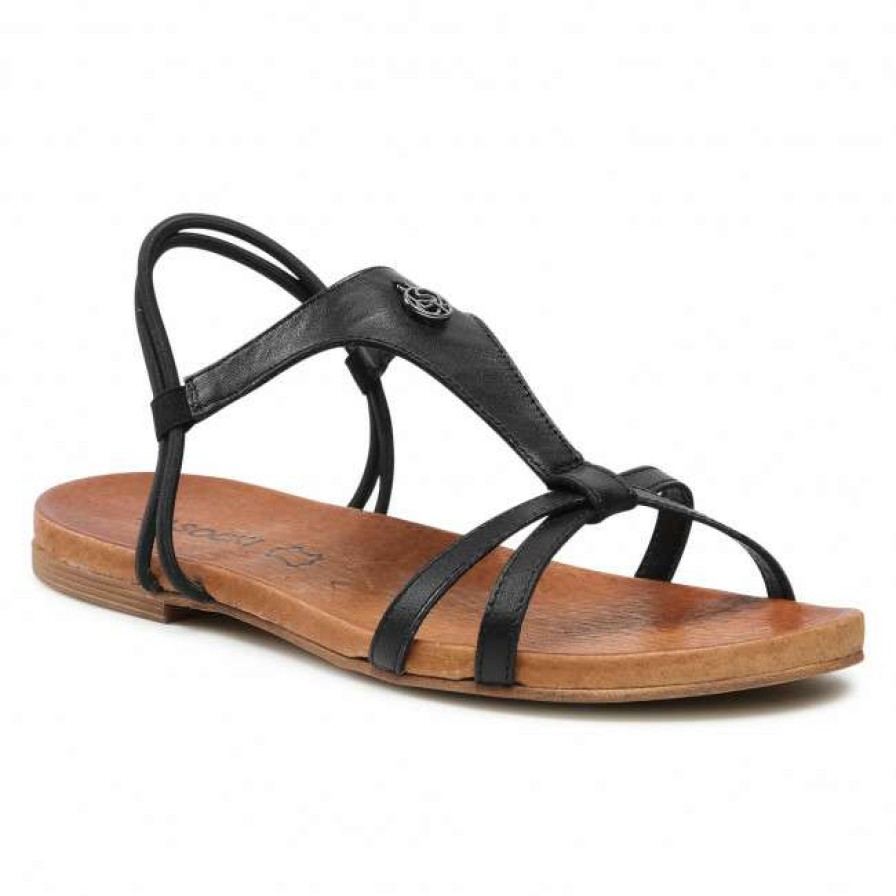 Women'S Shoes * | Casual Sandals Sandals Lasocki 3039-21 Black Black