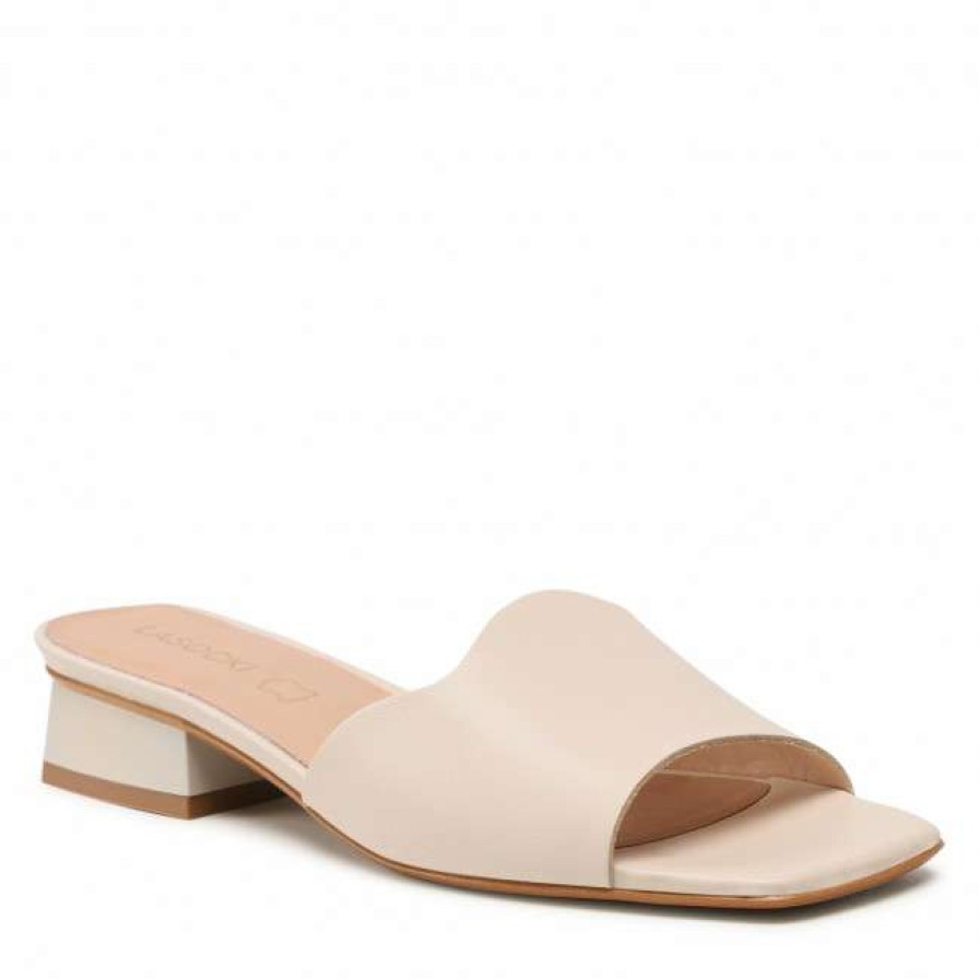 Women'S Shoes * | Casual Mules Slides Lasocki U246 Beige Beige