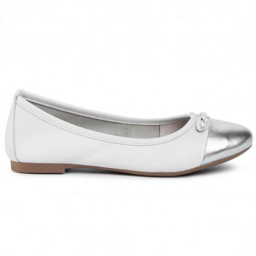 Women'S Shoes * | Ballerina Shoes Flats Lasocki Oce-Kara-02 White White