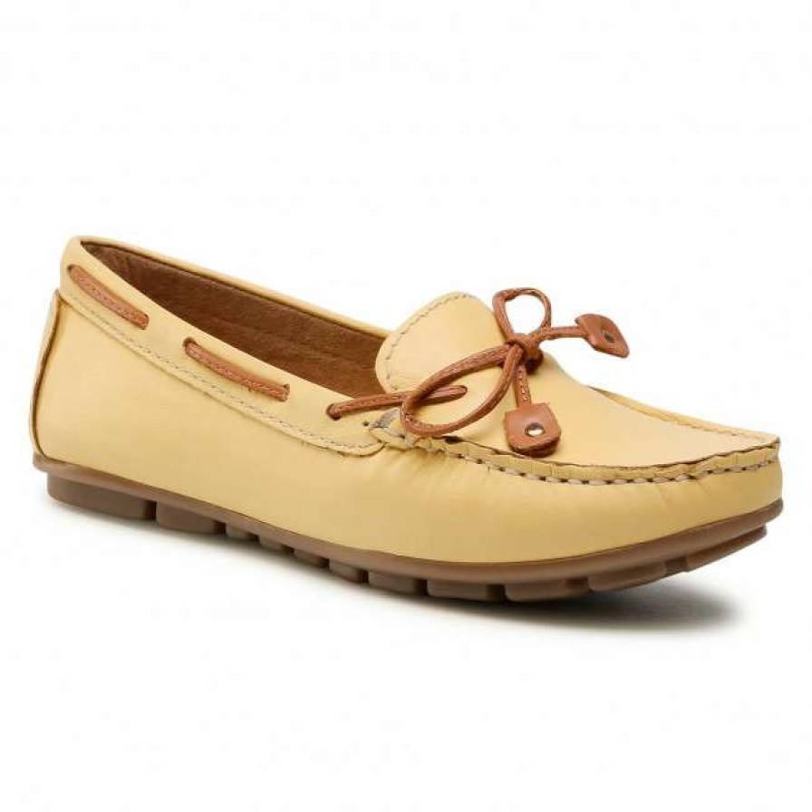 Women'S Shoes * | Moccasins Lasocki Arc-Navona-02Ec Yellow Yellow