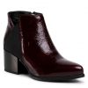 Women'S Shoes * | Ankle Boots Lasocki 70814-01 Maroon Dark Red